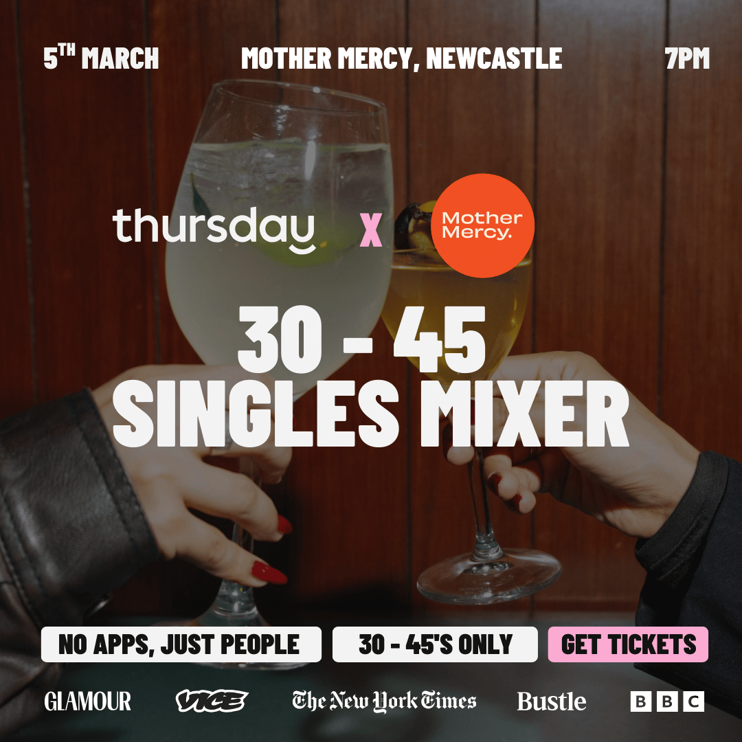 Thursday | 30 – 45’s Singles Mixer | Newcastle