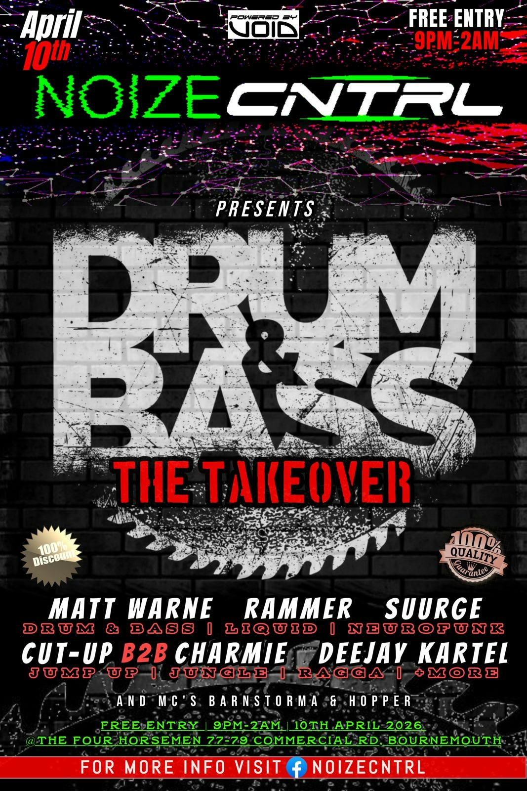 NoizeCNTRL DnB Takeover