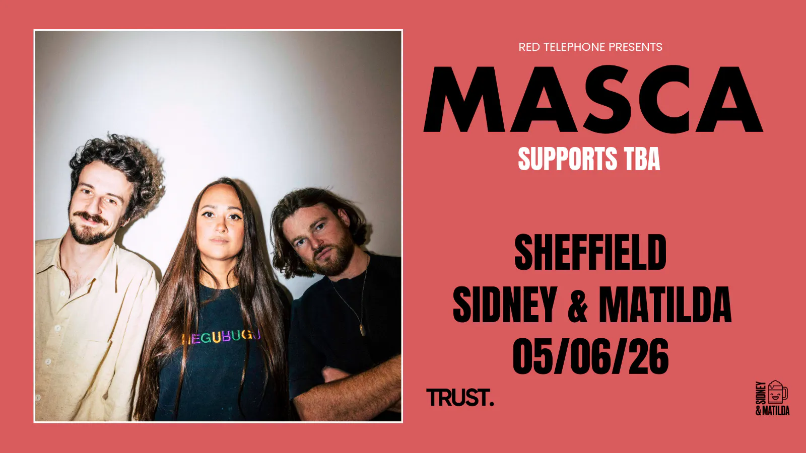 Masca + supports — SIDNEY & MATILDA