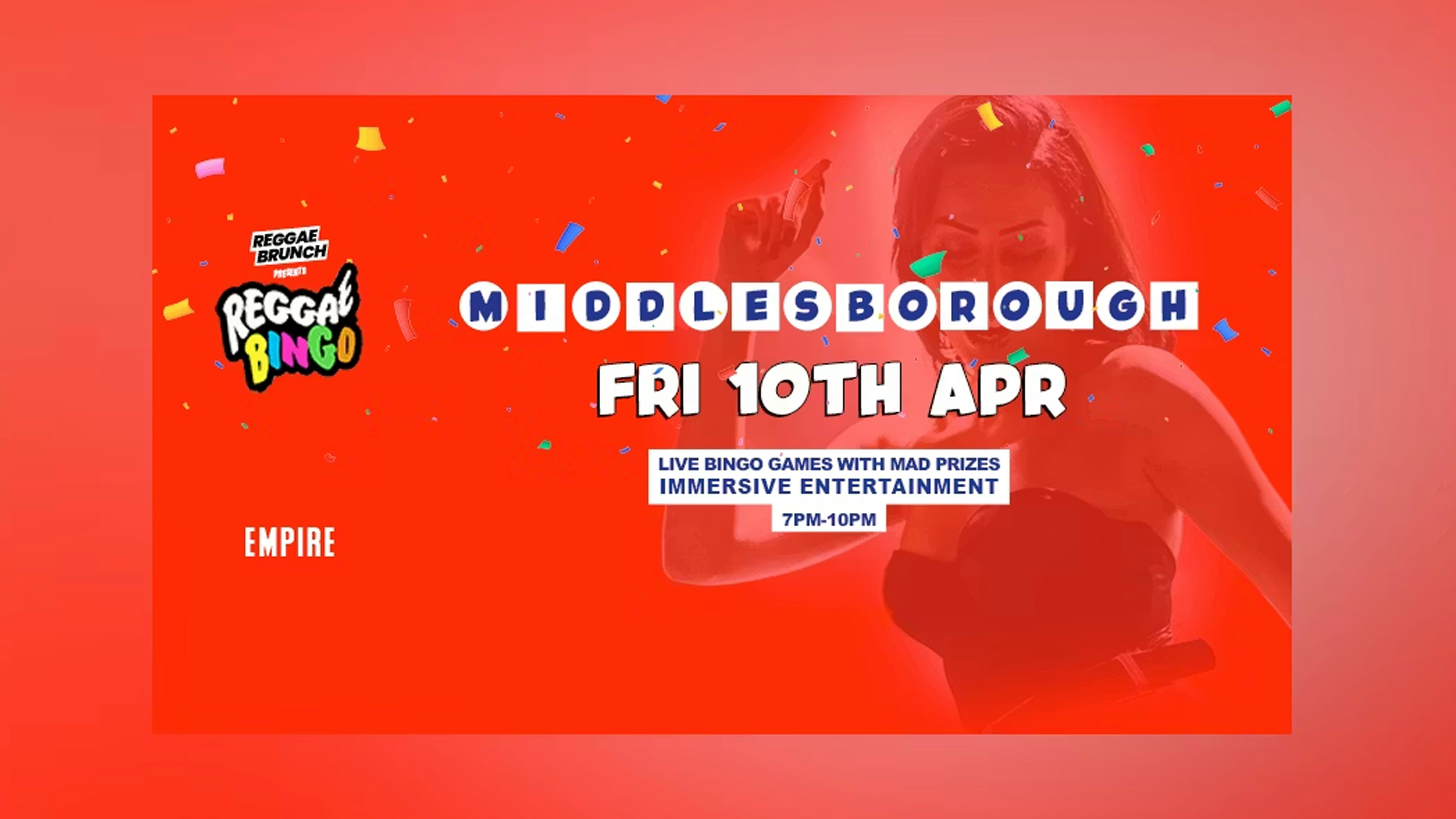 Reggae Bingo – Middlesborough