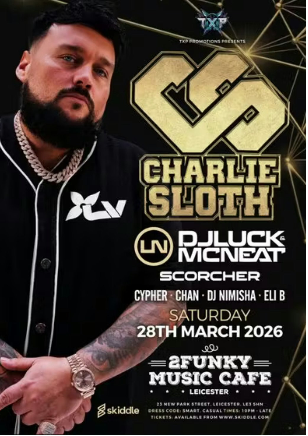 TXP Presents – Charlie Sloth, Scorcher & DJ Luck & MC Neat