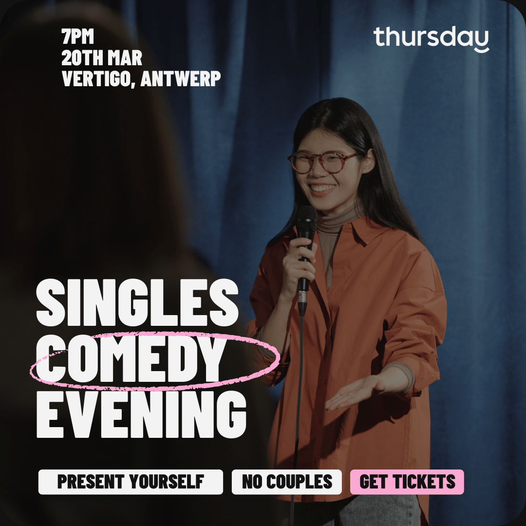 Friday | Singles Comedic Open Mic Night at Vertigo | Antwerp