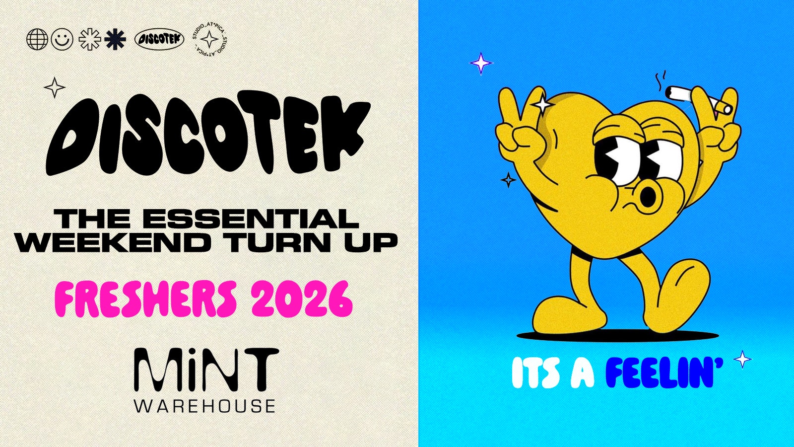 DISCOTEK LEEDS – The Essential Freshers Turn Up 🧃