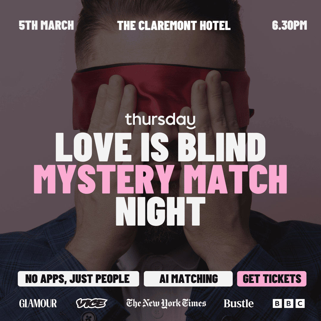Thursday | Find Your Mystery Match (AI Matchbox Event)- The Claremont Hotel | Claremont (All Ages)