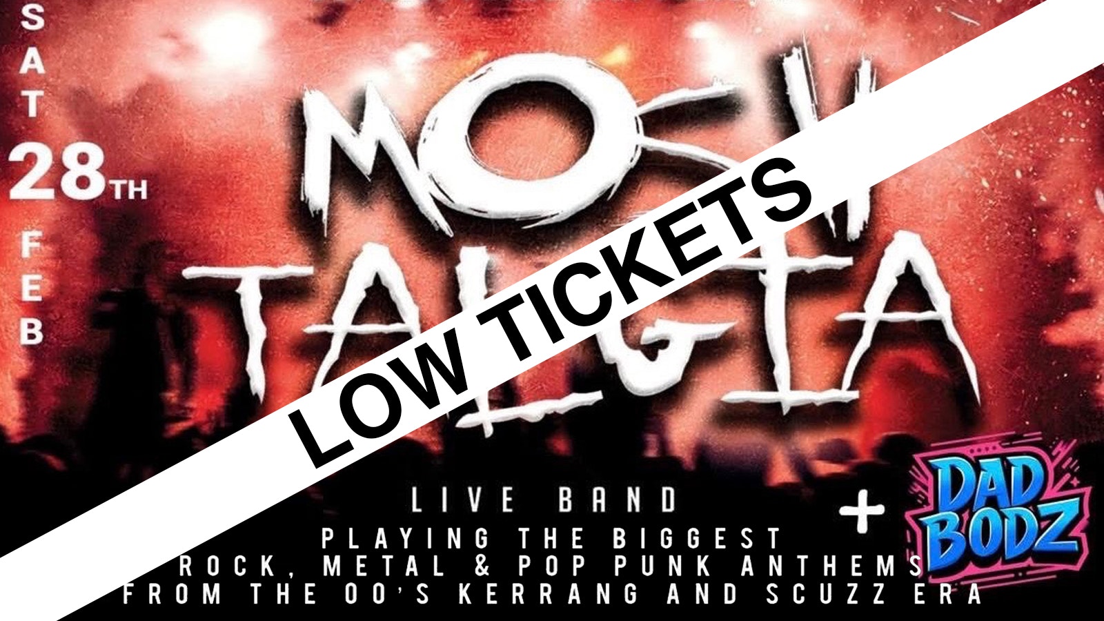 MOSHtalgia – 00’s Kerrang & Scuzz Tribute