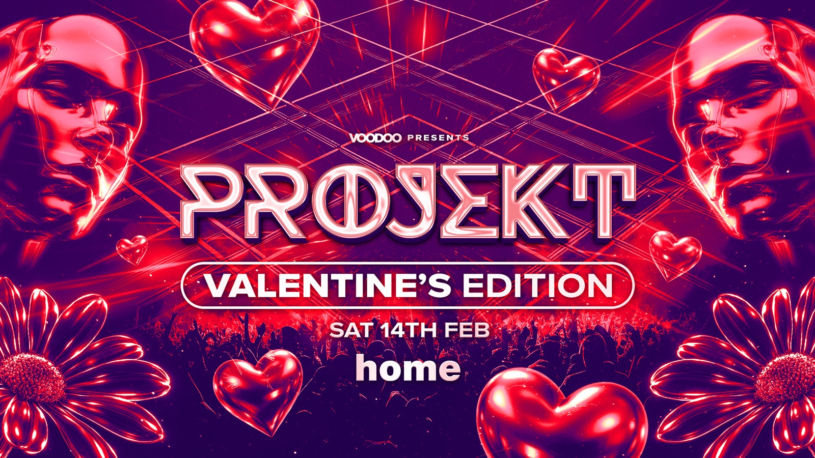 PROJEKT *VALENTINES EDITION* Saturday 14th February  @ Home