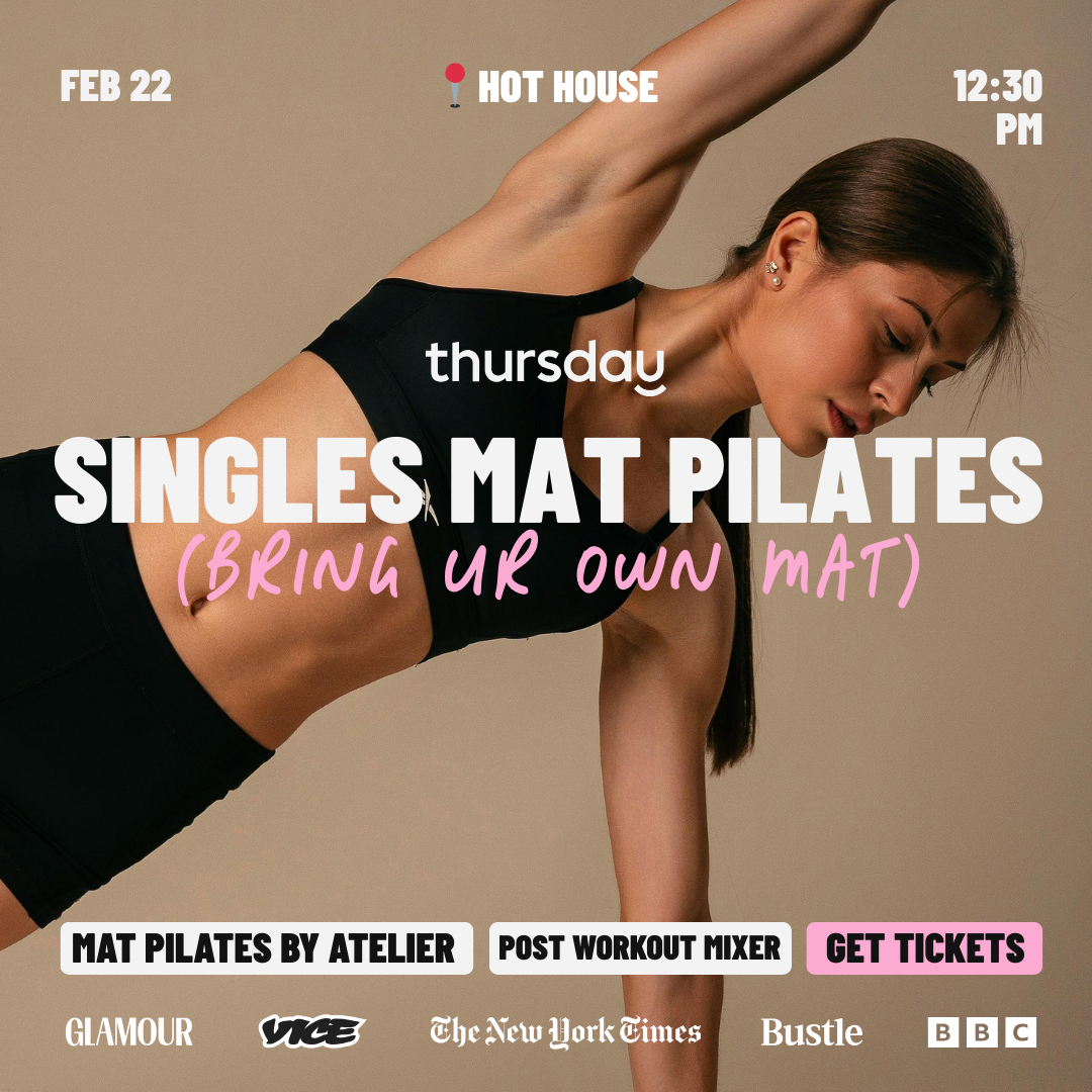 THURSDAY | SINGLES MAT PILATES | 📍HOTHOUSE MINNEAPOLIS