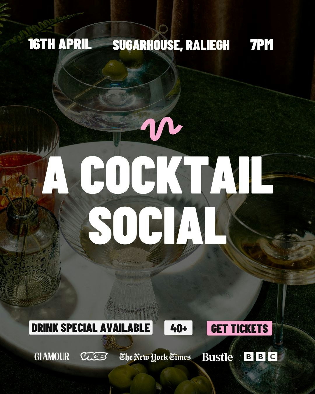 A Cocktail Social | 40s+ | Raleigh