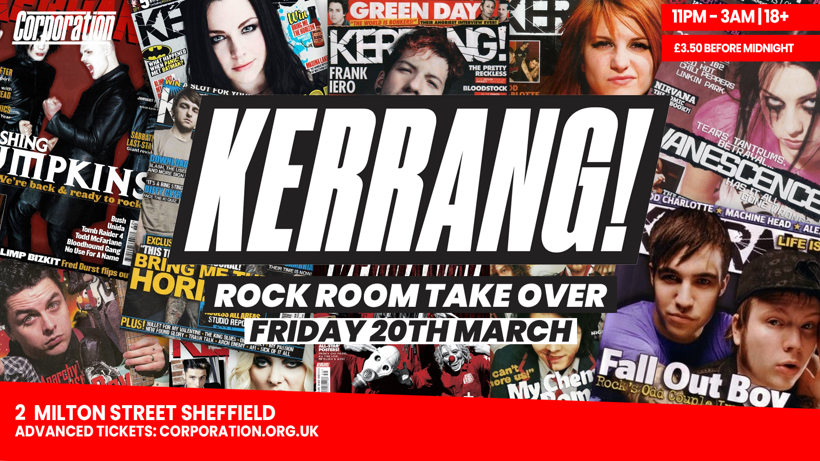 Kerrang! Takeover | Friday Corp