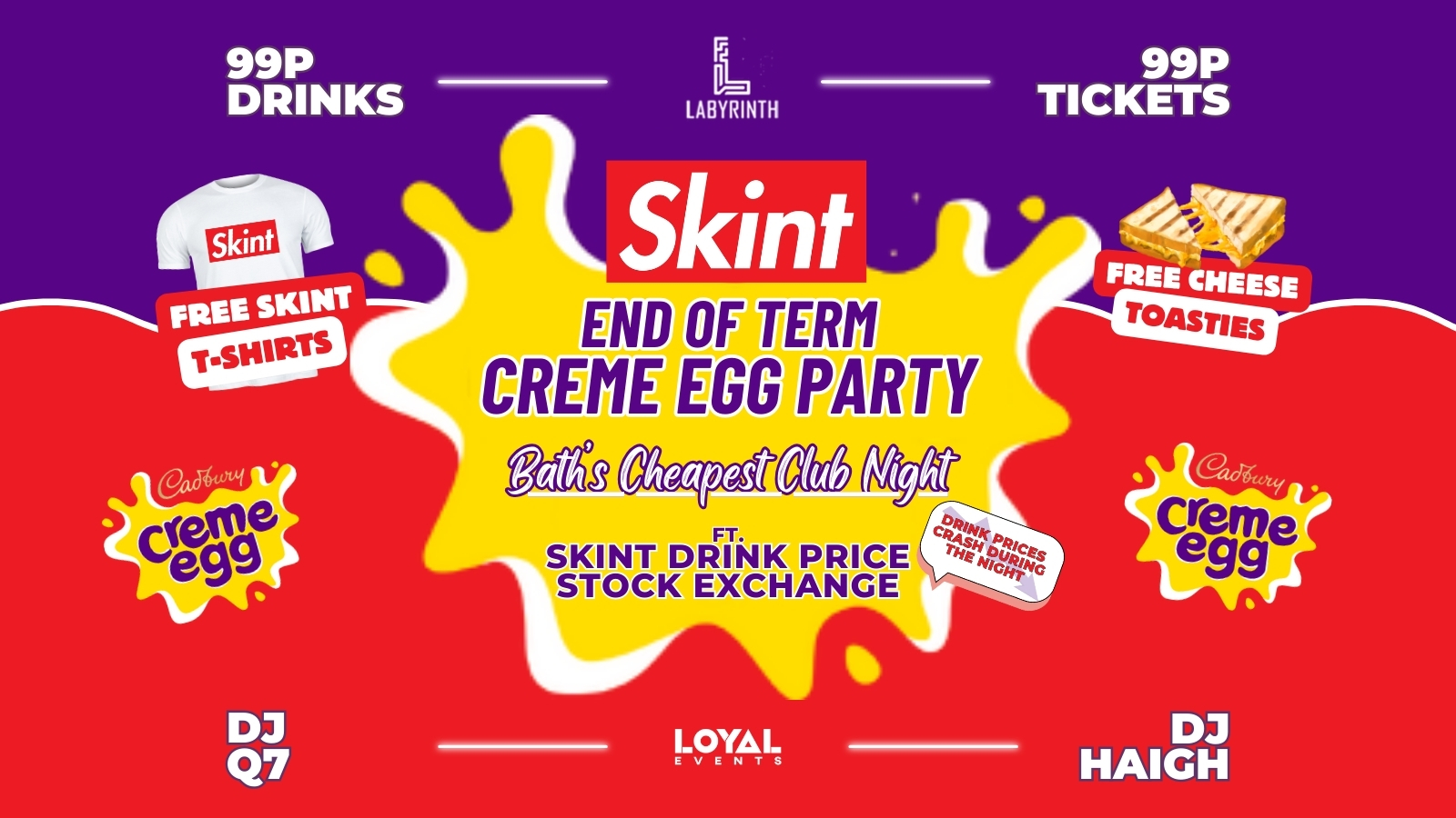 TONIGHT: Skint Mondays // END OF TERM CREME EGG PARTY // Bath's ...