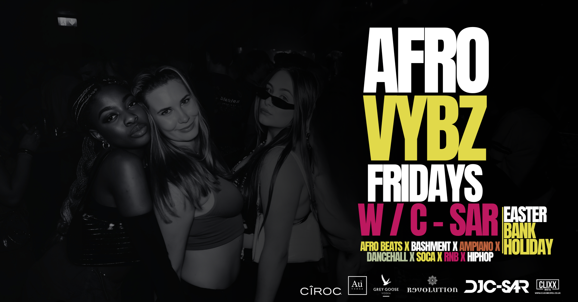 Afro Vybz Friday X Bank Holiday w/ C-sar 🔥