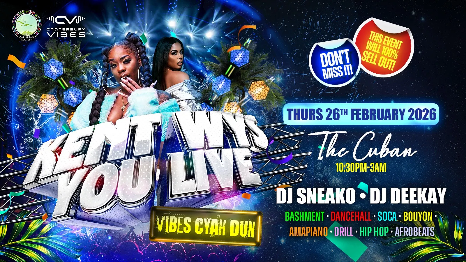 KENT WYS YOU LIVE??? 😮‍💨 at The Cuban, Canterbury on 26th Feb
