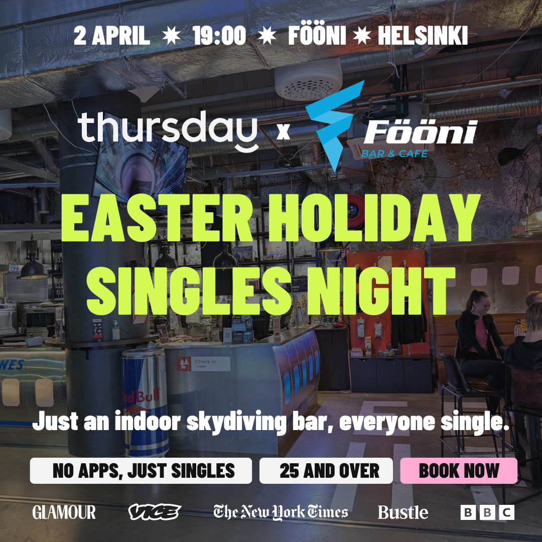 Thursday | Singles Easter Holiday Party | Fööni (25+) | Helsinki