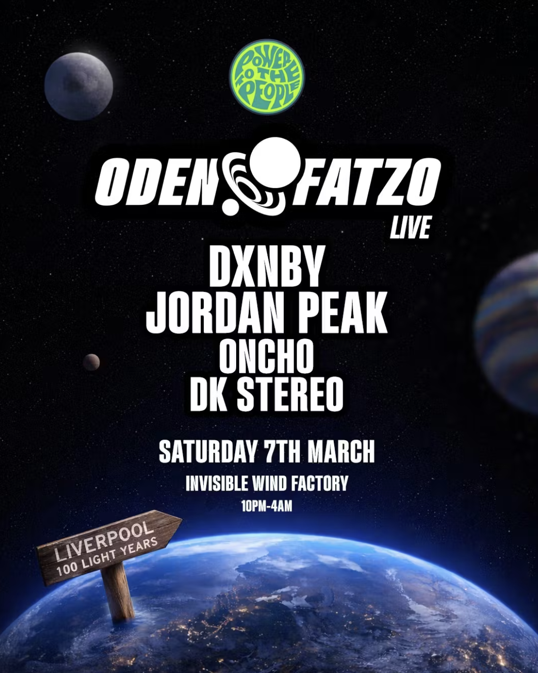 Power to the people Pres. oden & fatzo, DXNBY, Jordan Peak