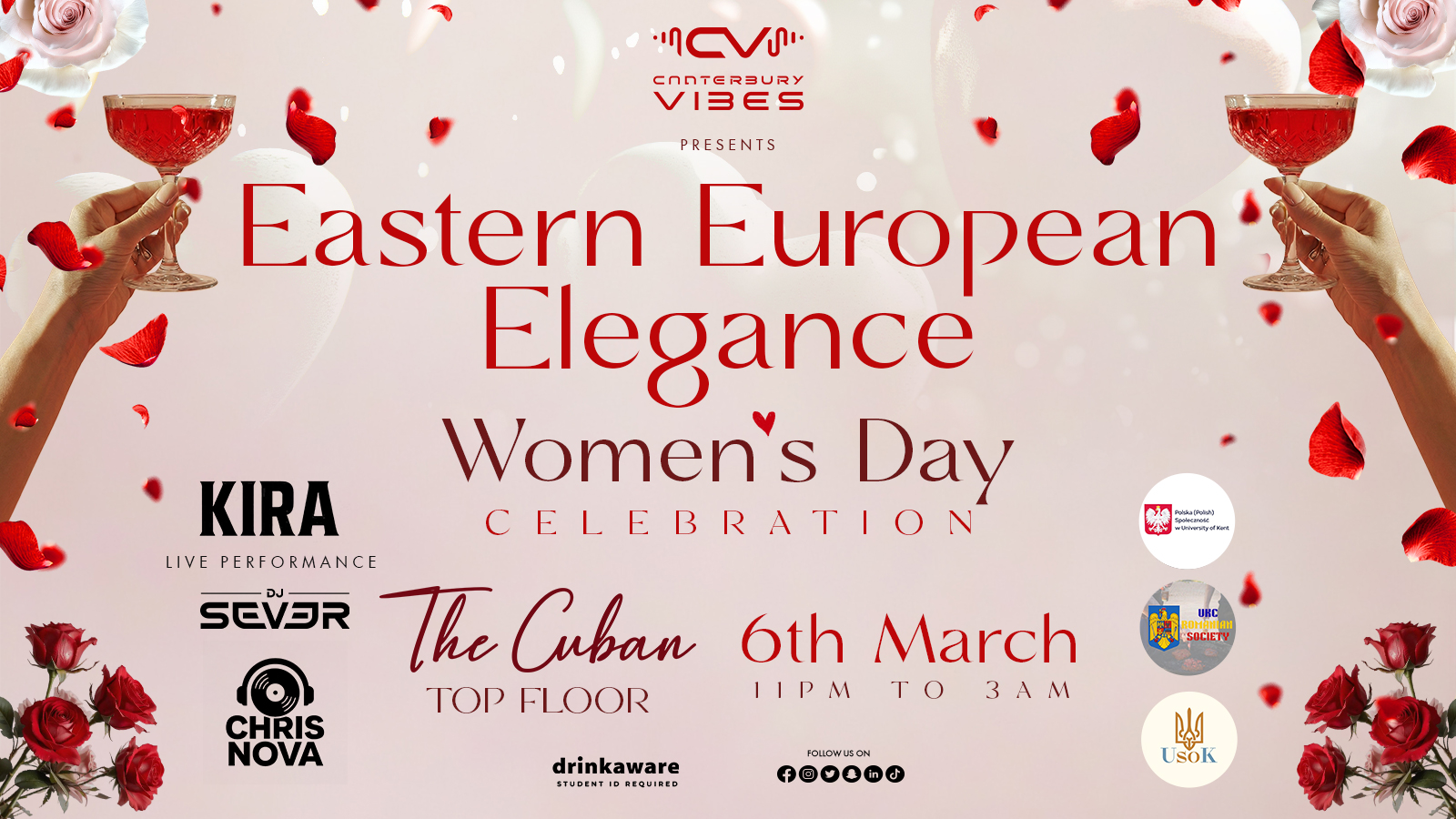 Eastern European Elegance – Women’s Day Celebration Party