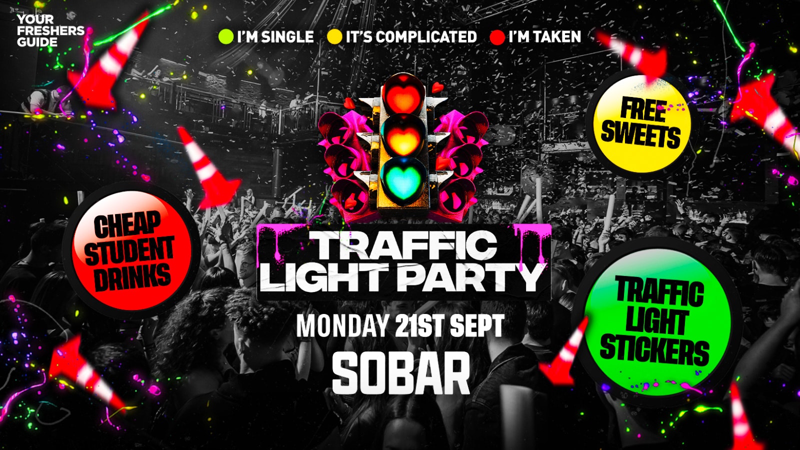 Traffic Light Party | Southampton Freshers 2026