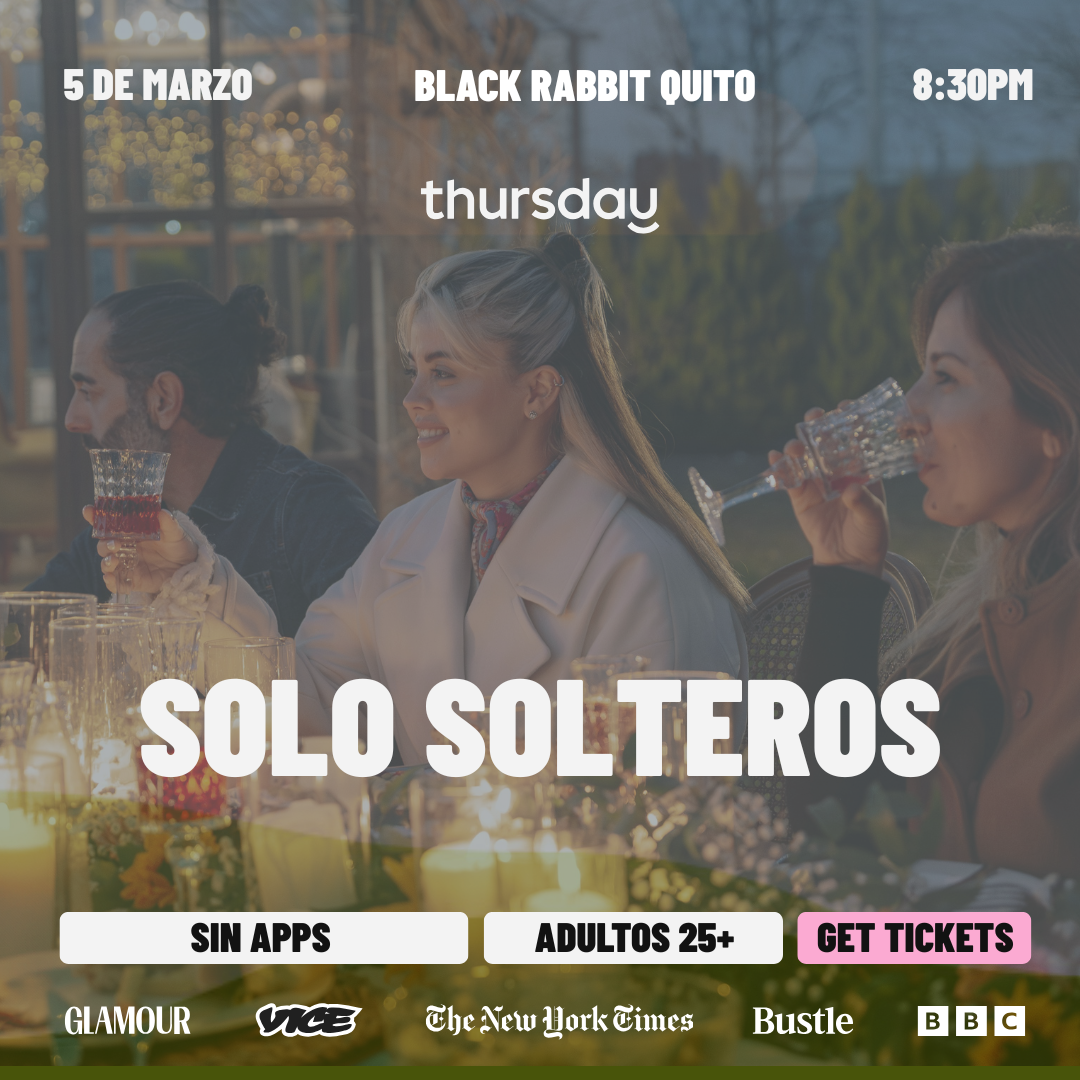 Thursday | Noche de Lanzamiento Black Rabbit (25+) | Quito 🎉