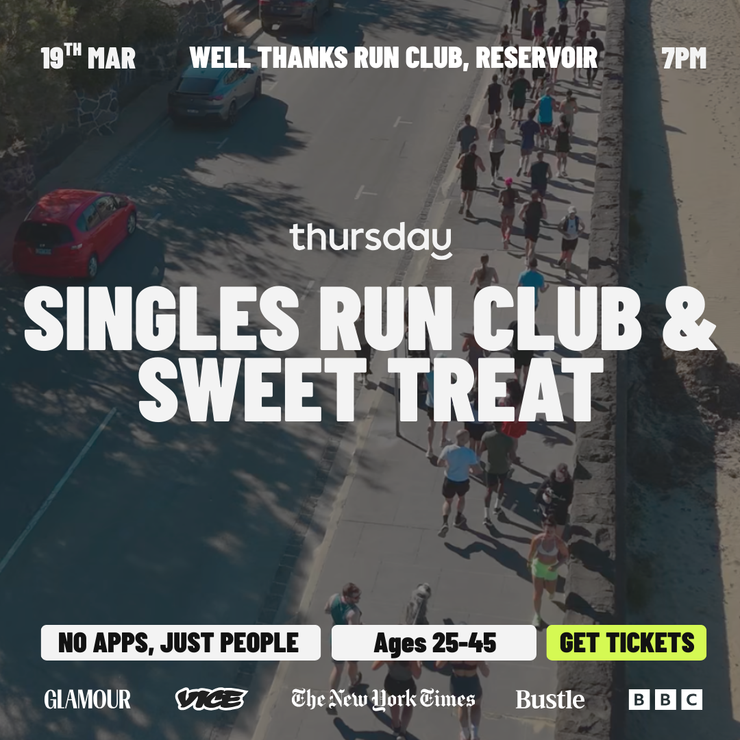Thursday | Well Thanks Run Club & Sweet Treat  | Reservoir