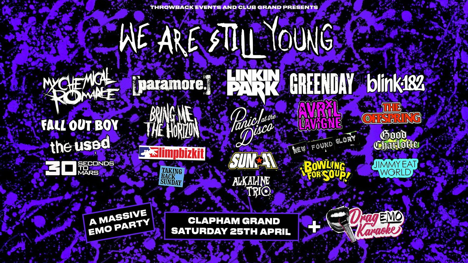 We Are Still Young – The Emo Club Night (London) 🤘