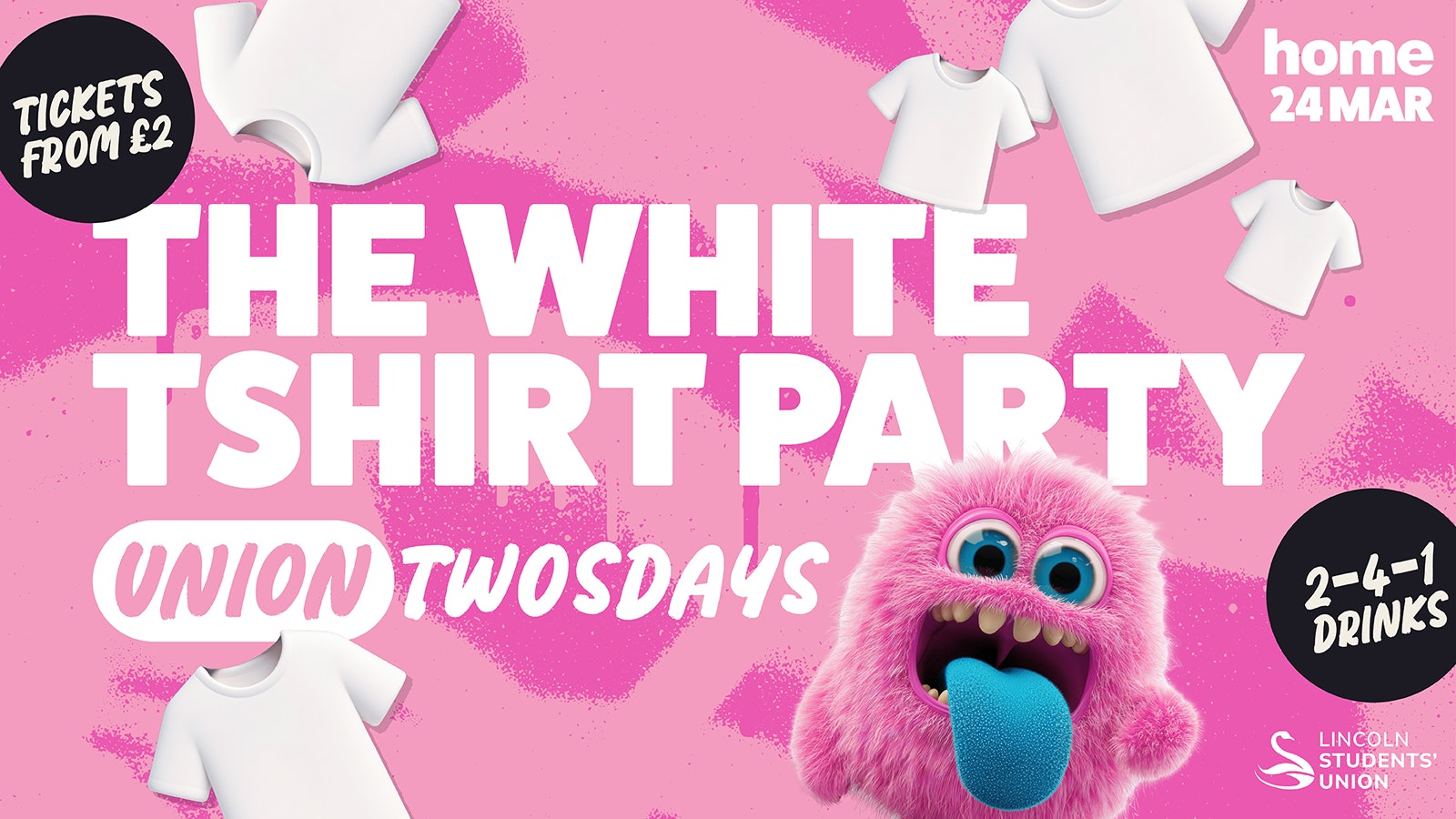 Union Twosdays Presents: The White T-Shirt Party ⚪️
