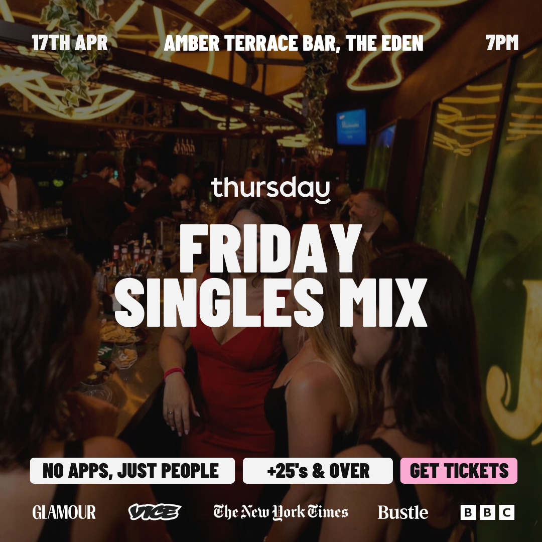 Friday | Friday funday Singles mix | Amber Bar at Eden | St Julians | Age range:  25 -45