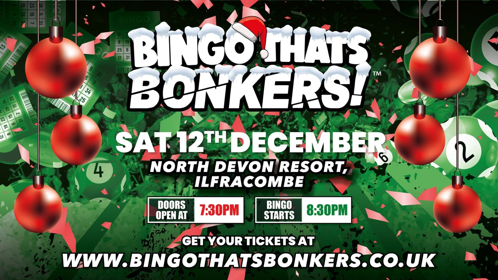 Bingo Thats Bonkers – North Devon Resort, Ilfracombe