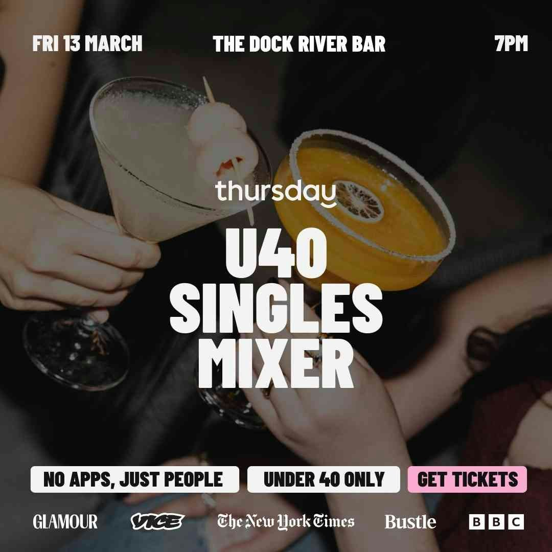 *RESCHEDULED* Thursday | Singles Mixer @ The Dock (Under 40) | Mooloolaba