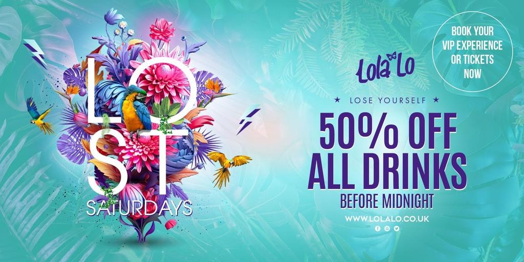 LOST Saturday’s at Lola Lo Bristol