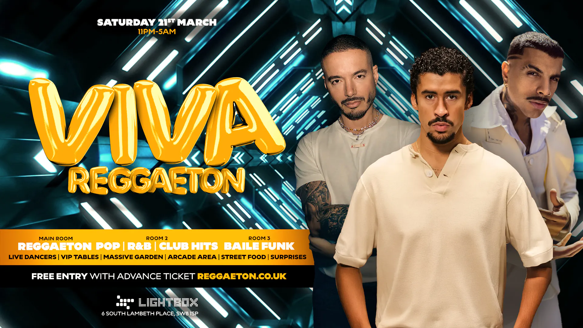 VIVA Reggaeton at Lightbox, London on 21st Mar
