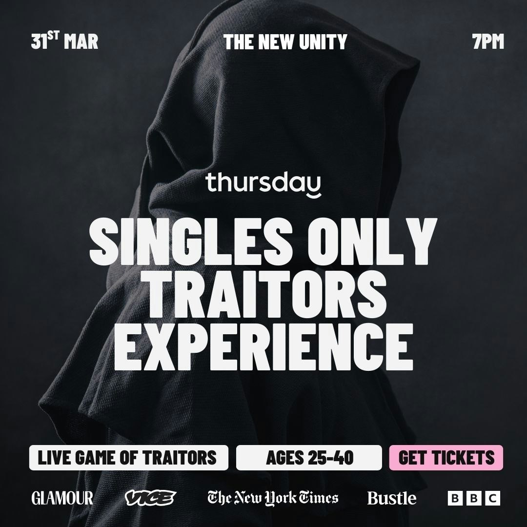 Tuesday | Murder! Singles Night: Live Traitors Game | The New Unity