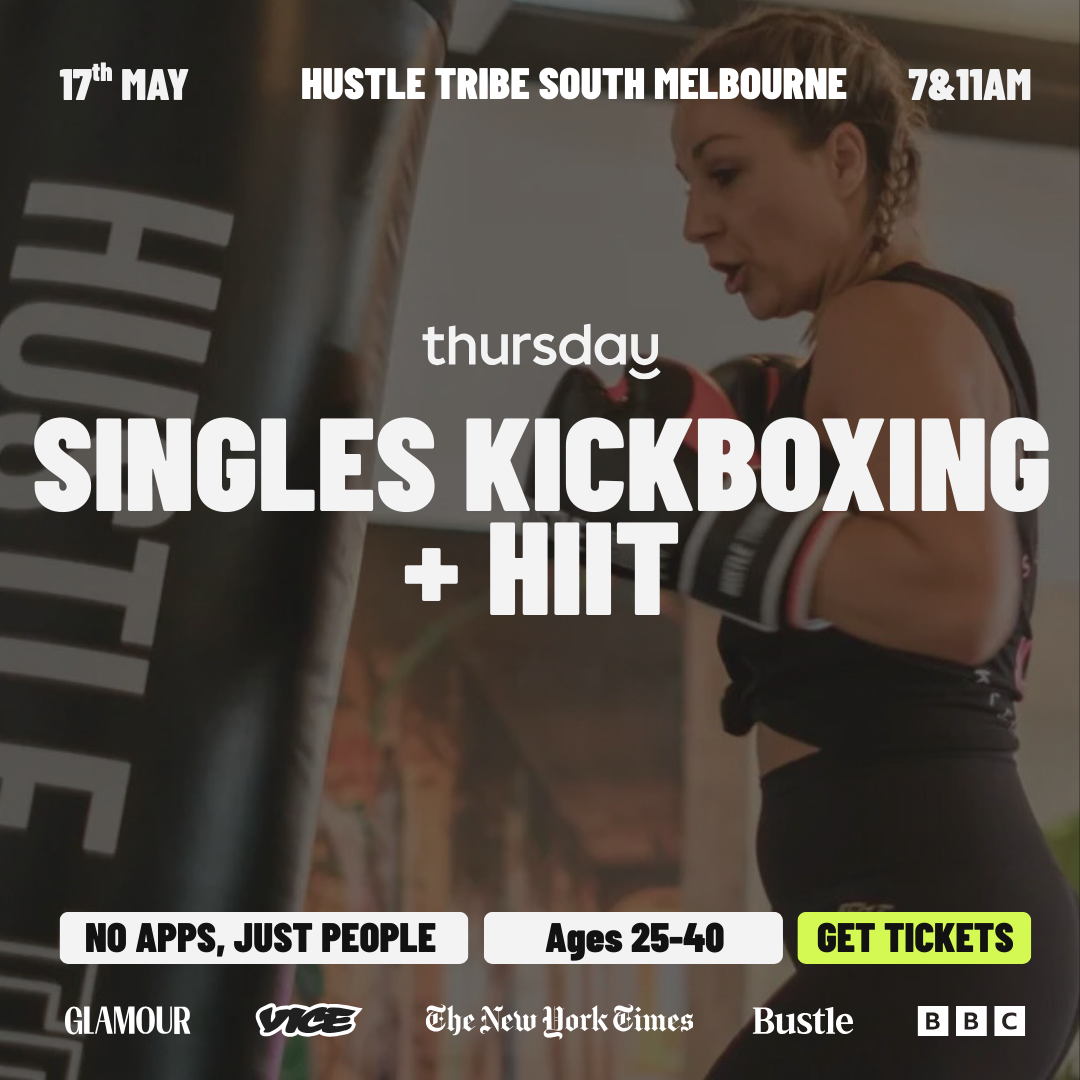 Sunday | Singles Kick Boxing + HIIT Session 25-40 | South Melbourne