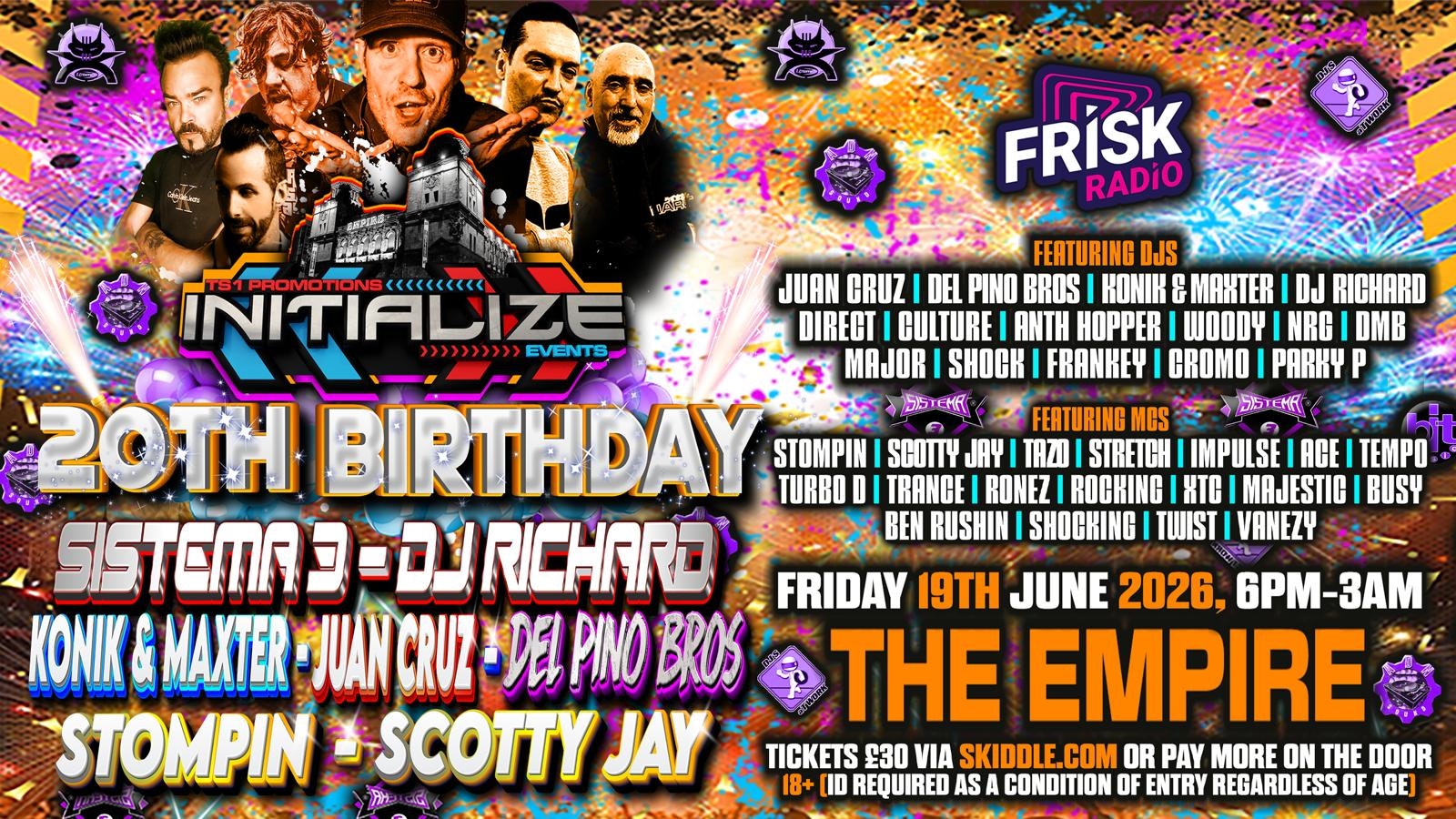 INITIALIZE – 20th Birthday