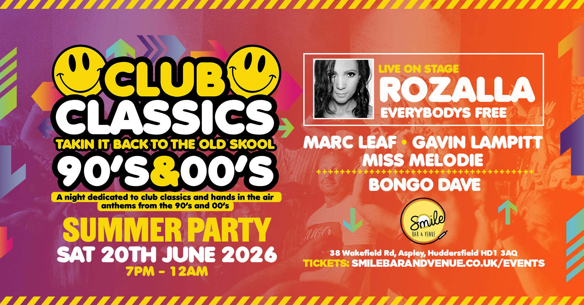 CLUB CLASSICS – ANTHEMS from the 90’s and 00’s