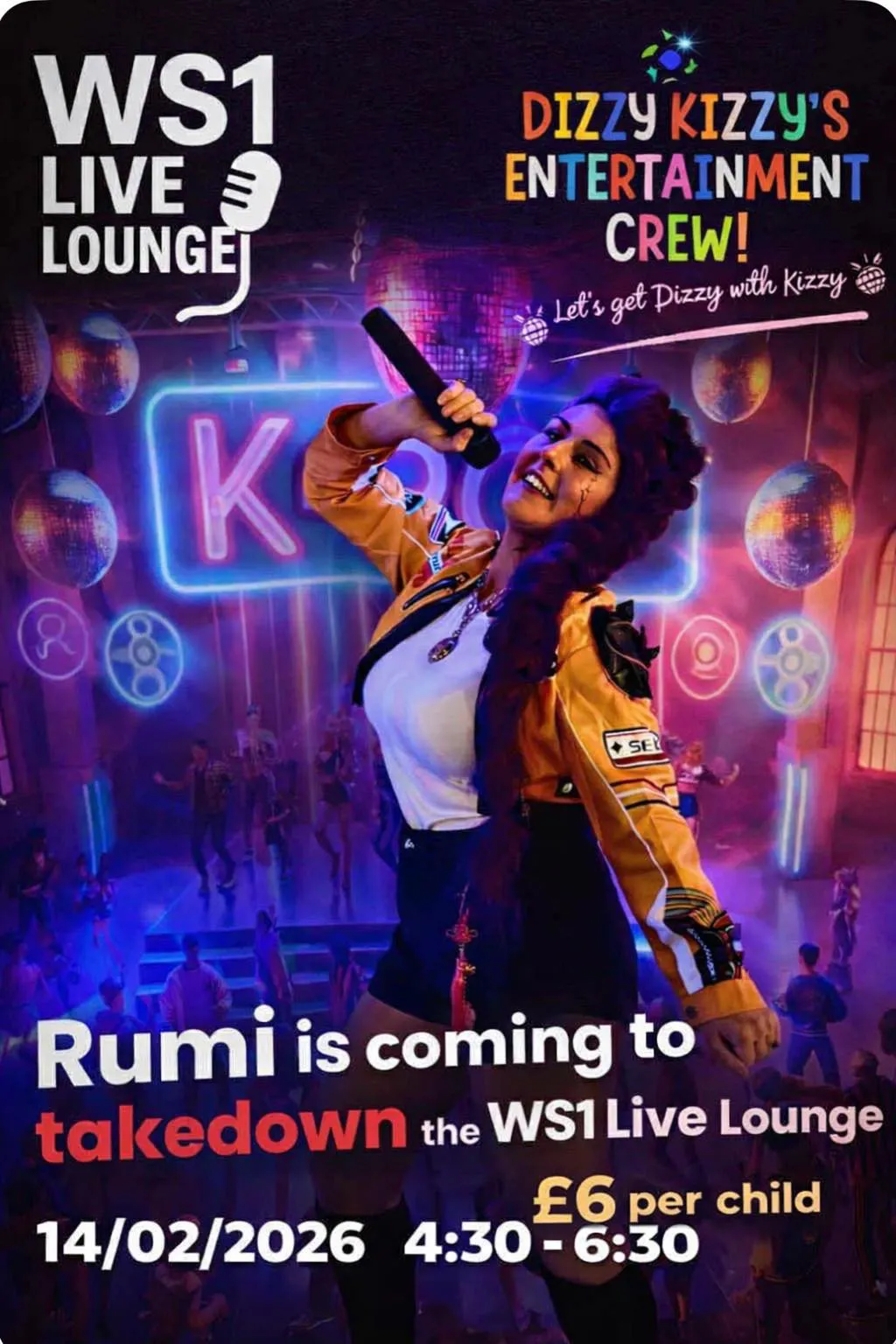 RUMI K-POP DEMON HUNTERS @WS1 LIVE LOUNGE 14.02.26 4.30-6.30PMM at WS1 ...