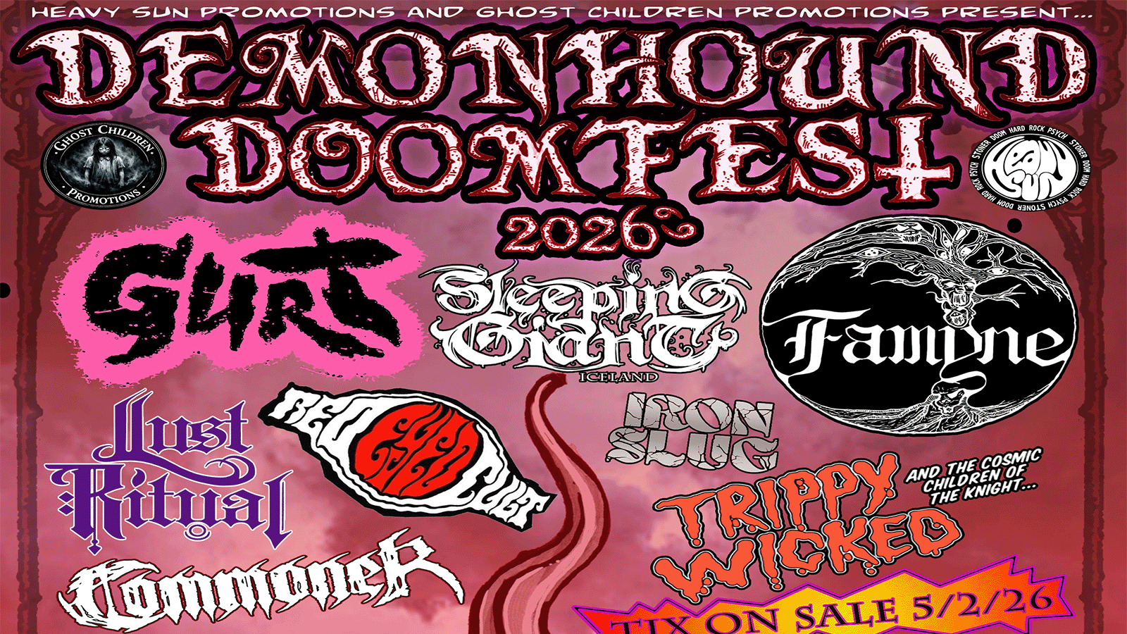 Demonhound Doomfest: Gurt + Sleeping Giant,  Famyne + more!