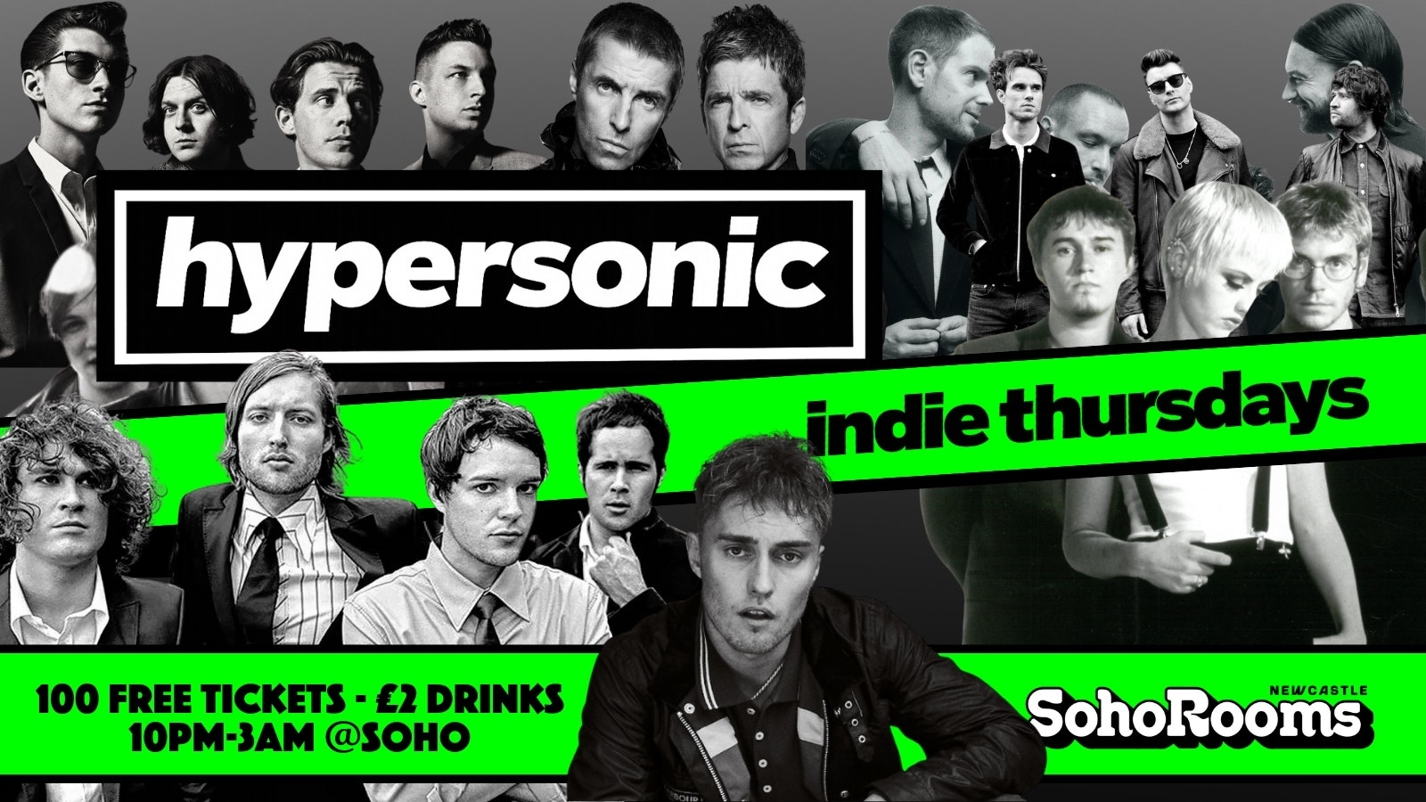 Hypersonic Thursdays  | Thursday 12th Feb | Soho Rooms Newcastle