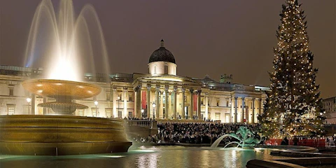 Carol Singing in Trafalgar Square