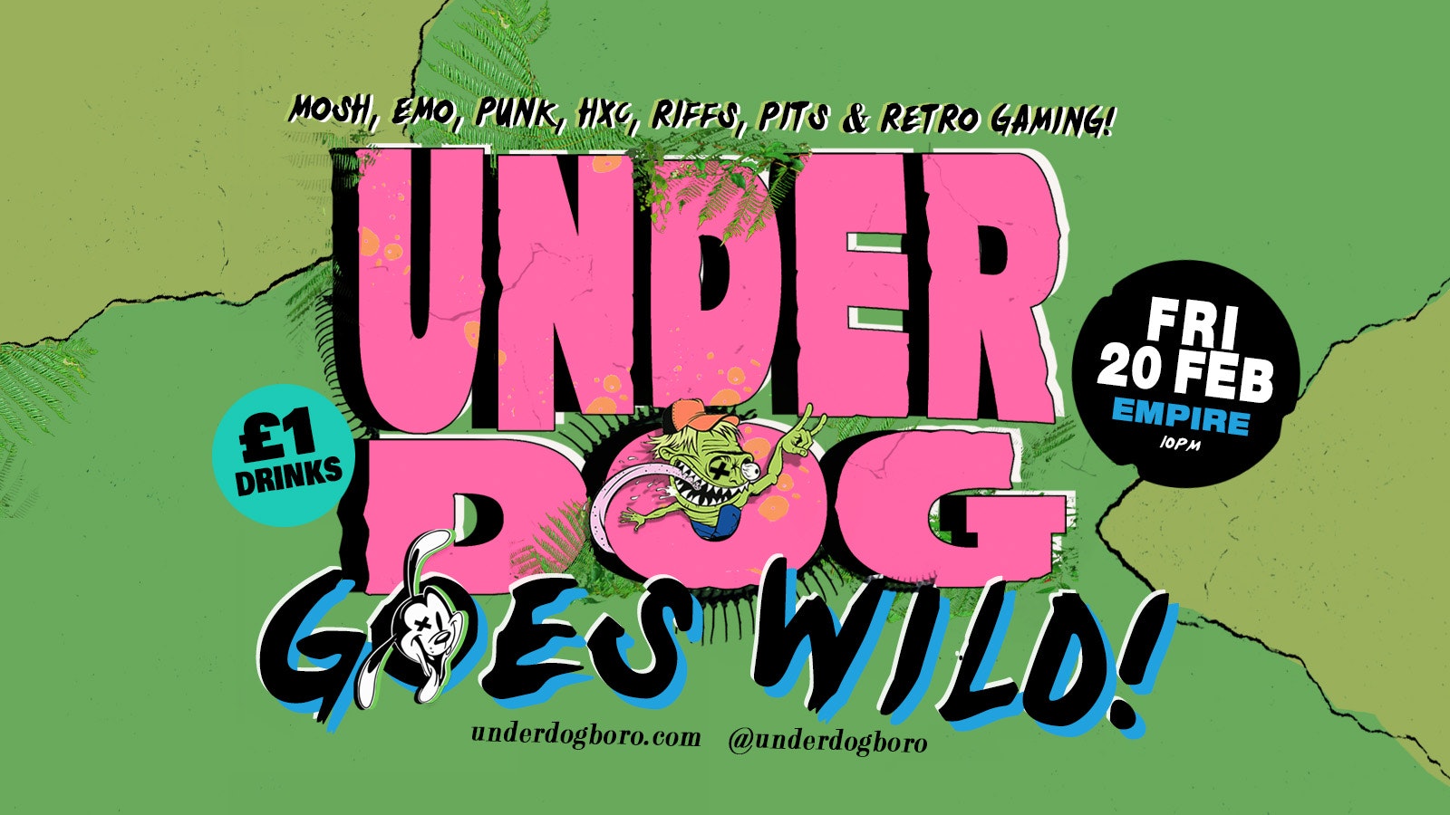 Underdog Rock Club 🐗 Goes Wild