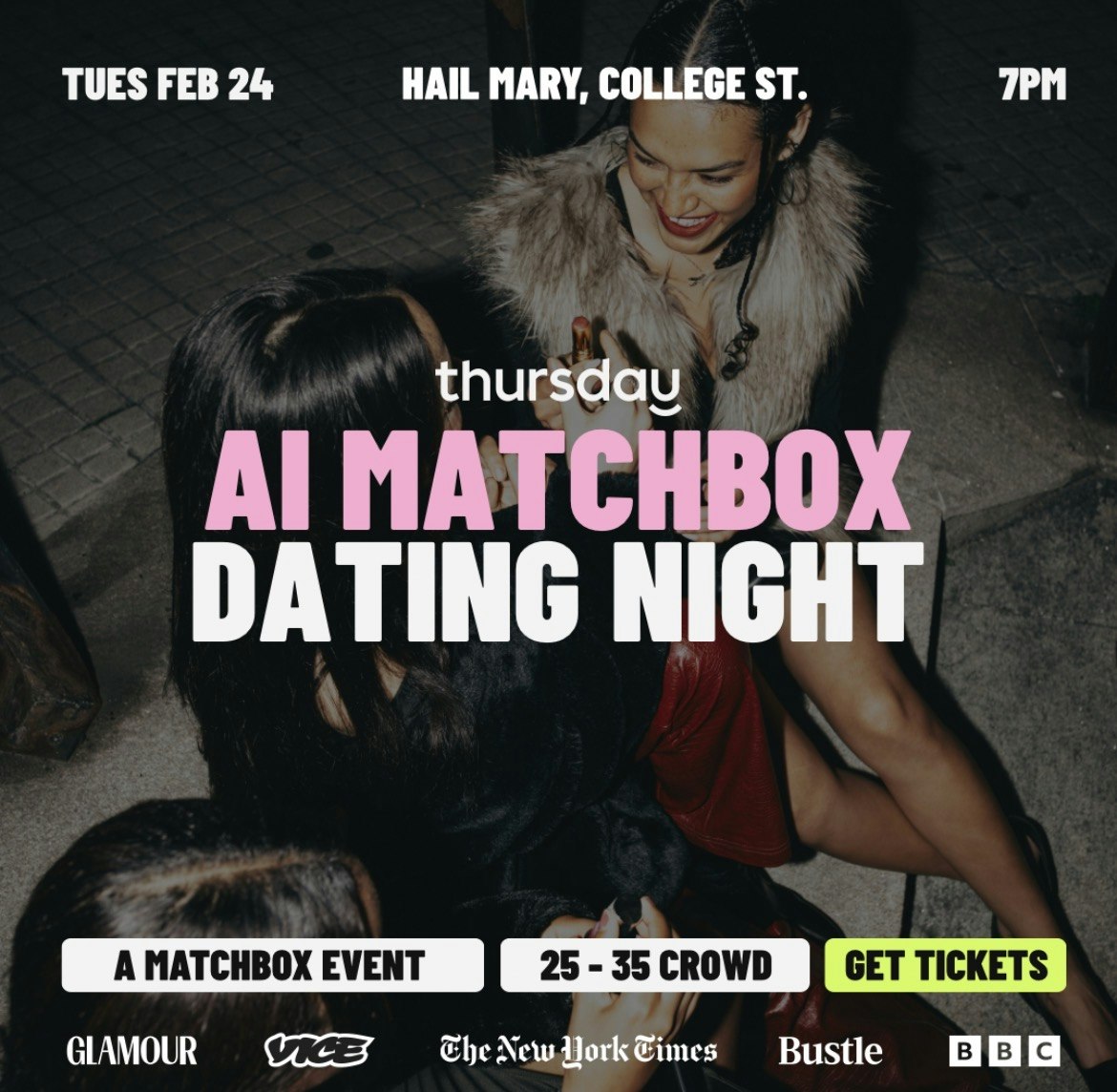 AI Matchbox Dating | Hail Mary | Toronto