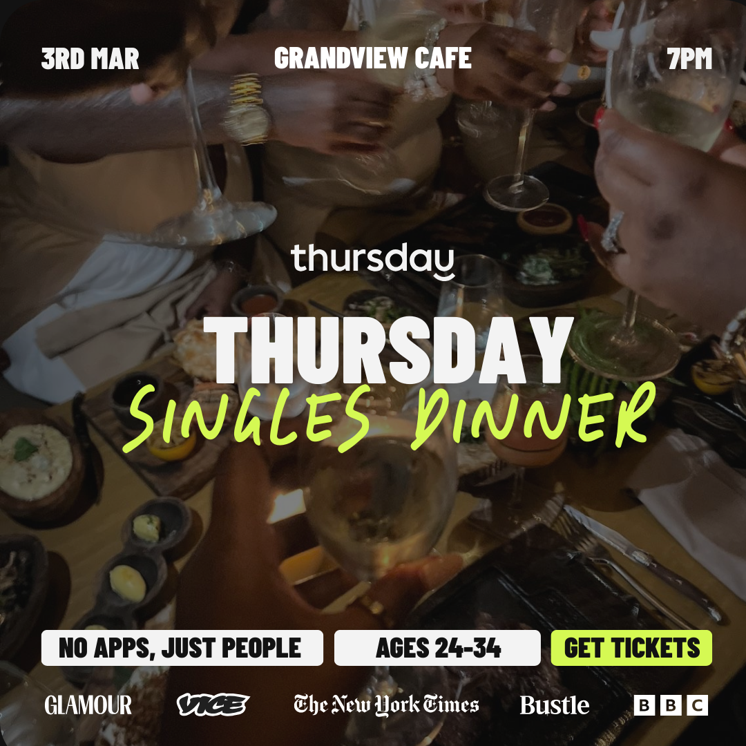 Tuesday | Singles Dinner at Grandview Cafe (ages 24-34) | Columbus