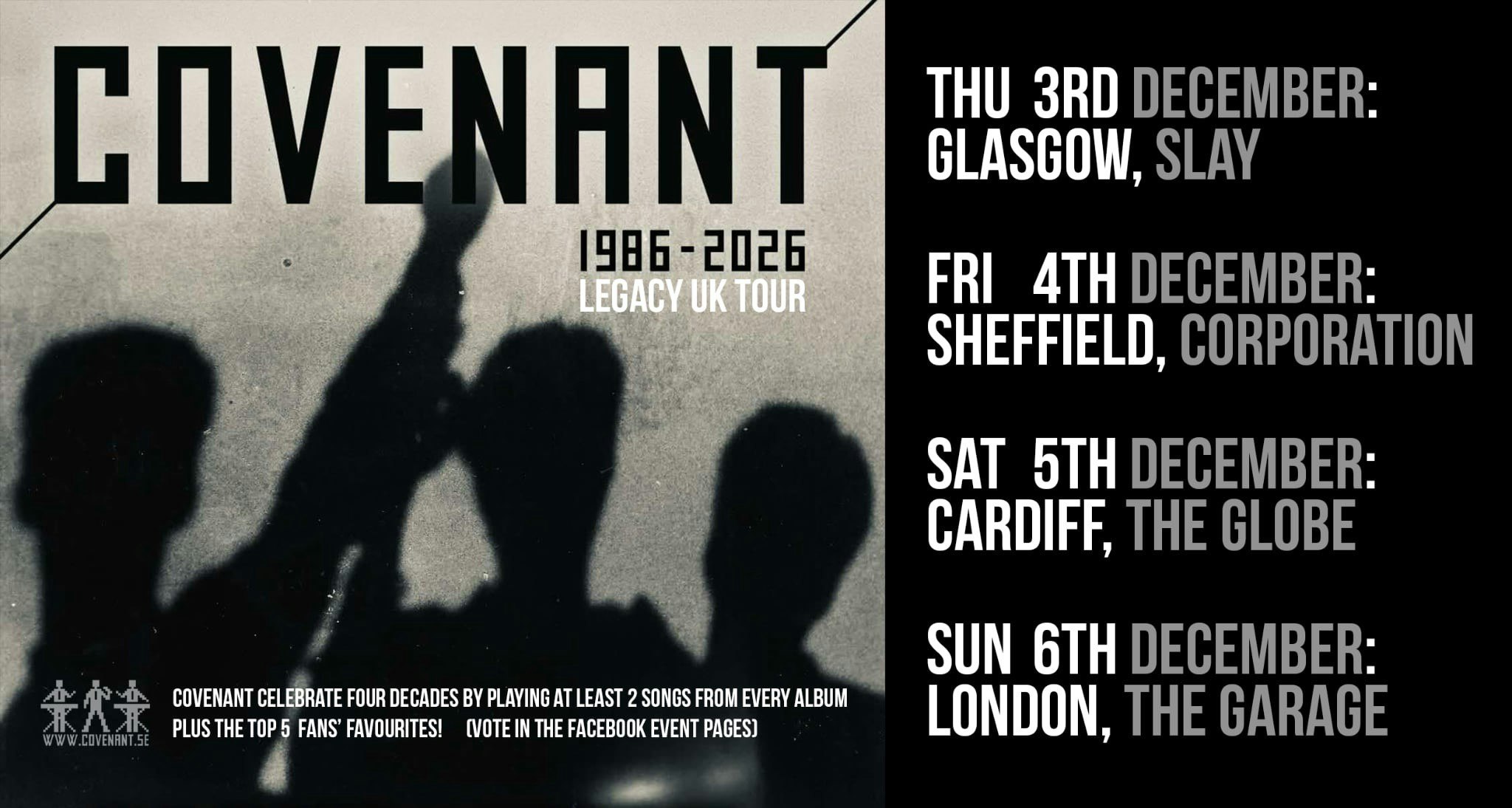 COVENANT 1986-2026 Legacy Tour 