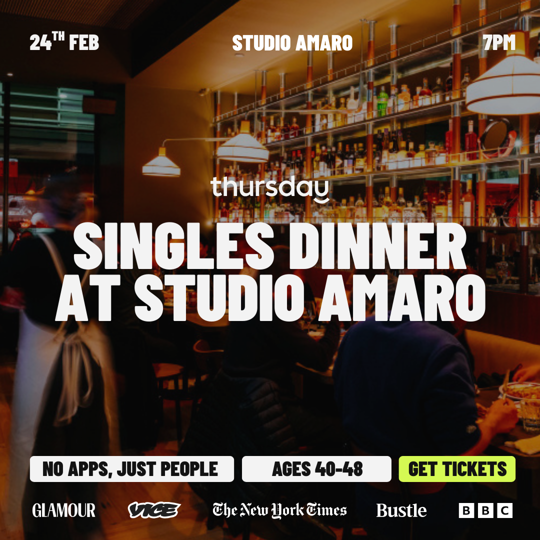 Tuesday | Studio Amaro Singles Dinner (40-48) | Windsor