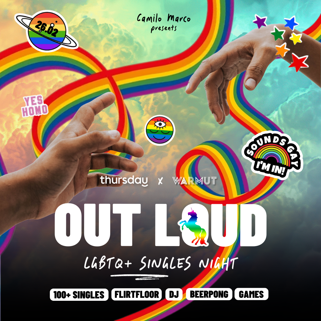 Thursday | OUT LOUD 🌈 LGBTQ+ SINGLES NIGHT @WARMUT | Warsaw
