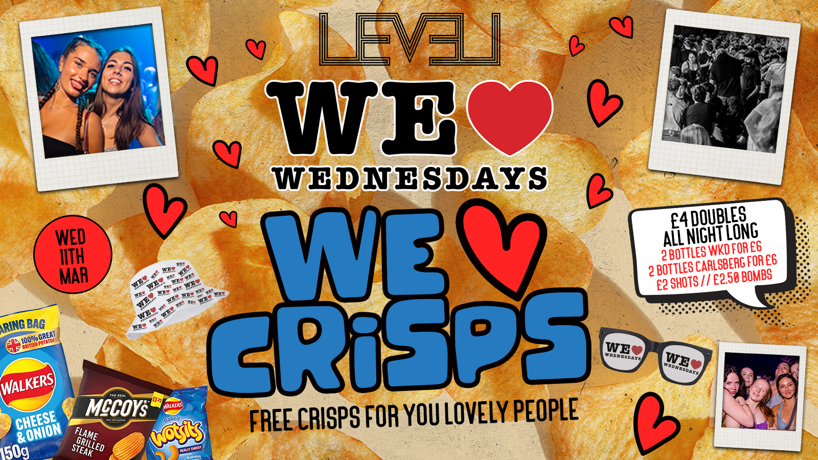 WE LOVE ❤️ CRISPS – 1000 Free Bags Of Crisps – LIVERPOOL’S LEGENDARY WEDNESDAY NIGHT