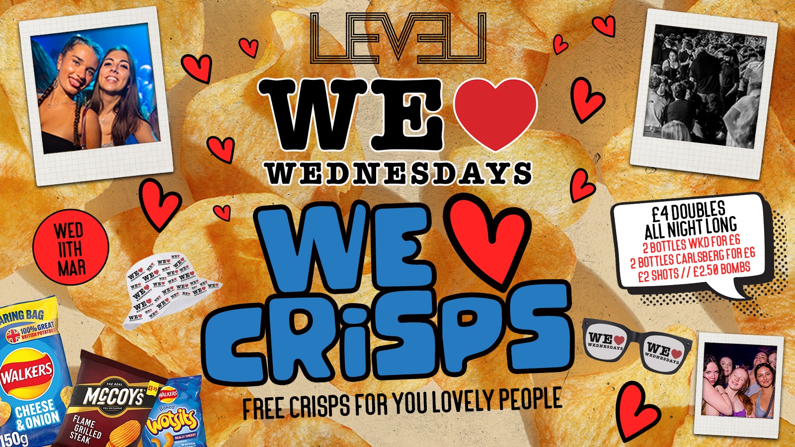 WE LOVE ❤️ CRISPS – 1000 Free Bags Of Crisps – LIVERPOOL’S LEGENDARY WEDNESDAY NIGHT