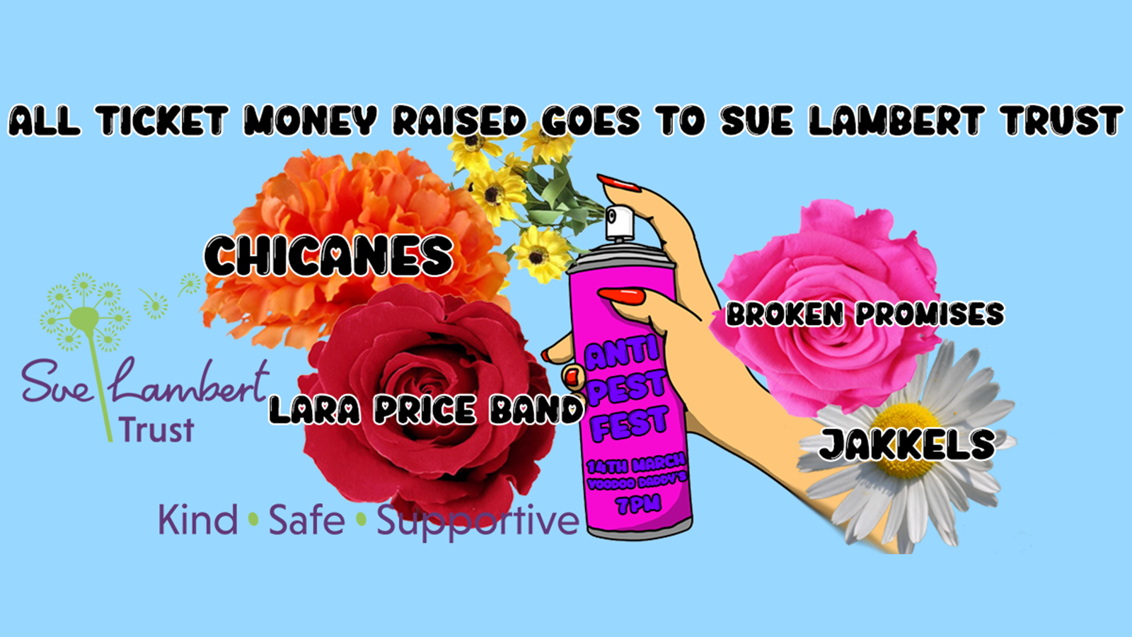 Anti-Pest Fest – Chicanes + Lara Price Band + Broken Promises + Jakkels