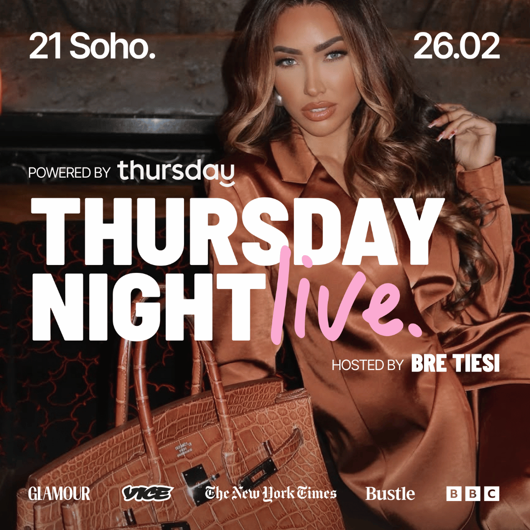 THURSDAY NIGHT LIVE | LIVE DATING SHOW HOSTED BY BRE TIESI