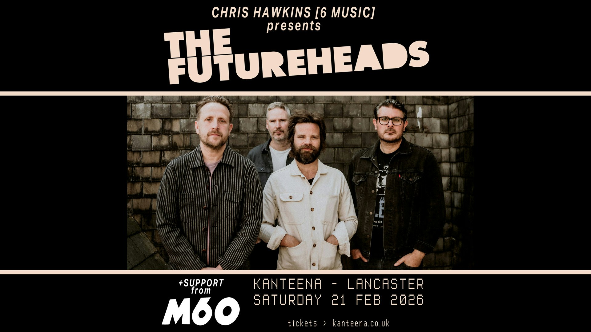 The Futureheads Live.  Presented by Chris Hawkins [6 music]