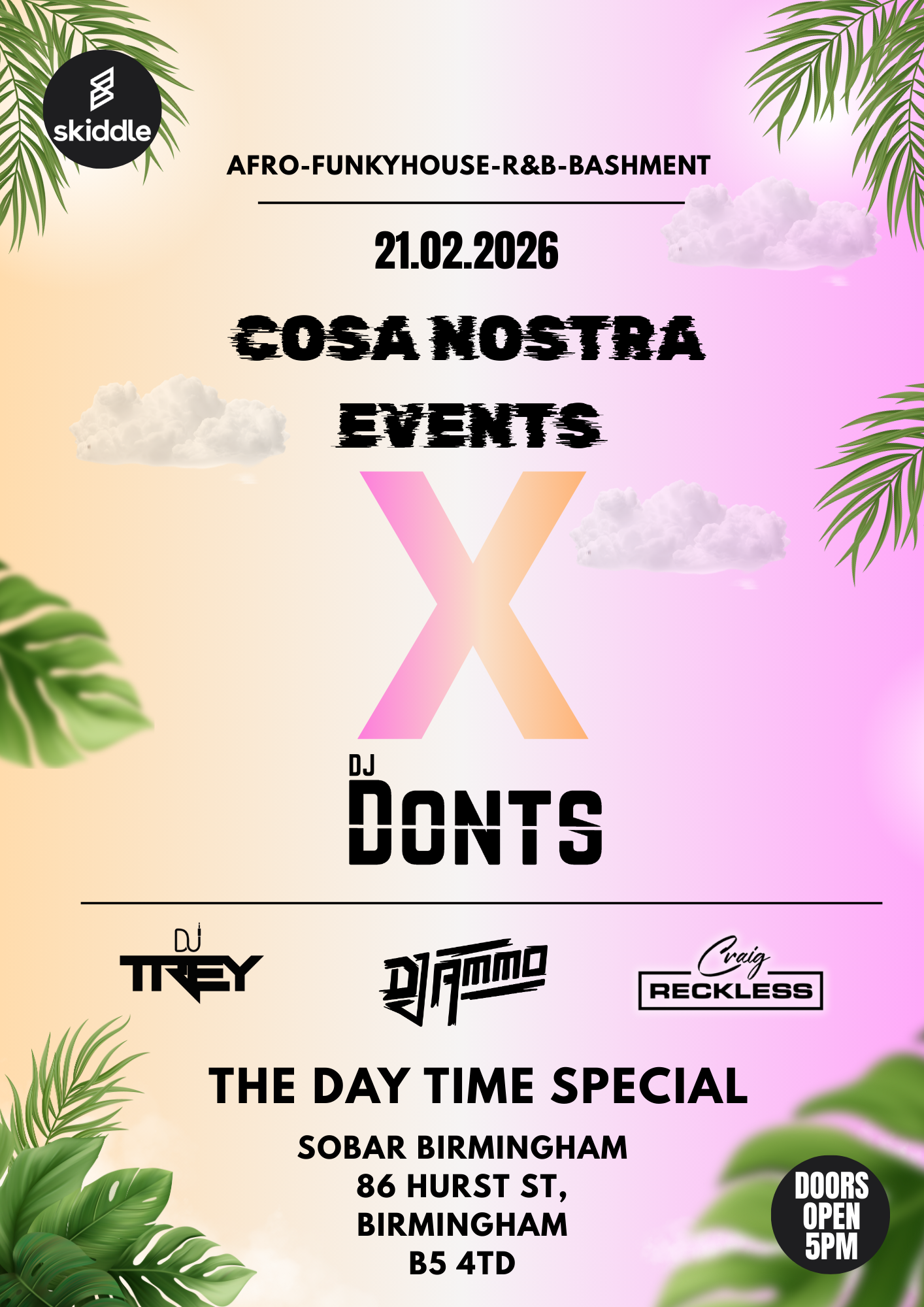 COSA NOSTRA EVENTS: THE DAY TIME SPECIAL