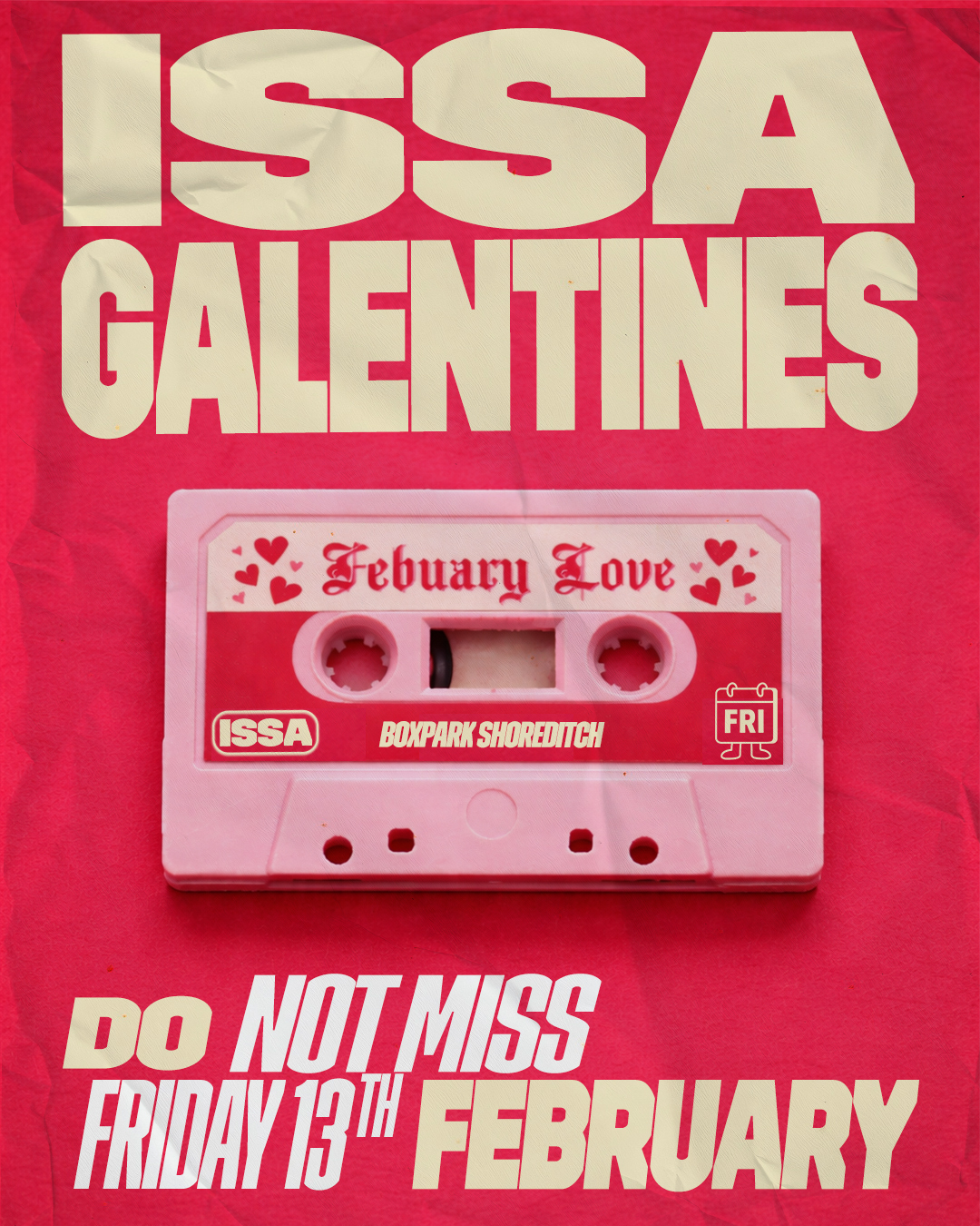 ISSA: FRIDAY AFTERWORK GALETINES SPECIAL